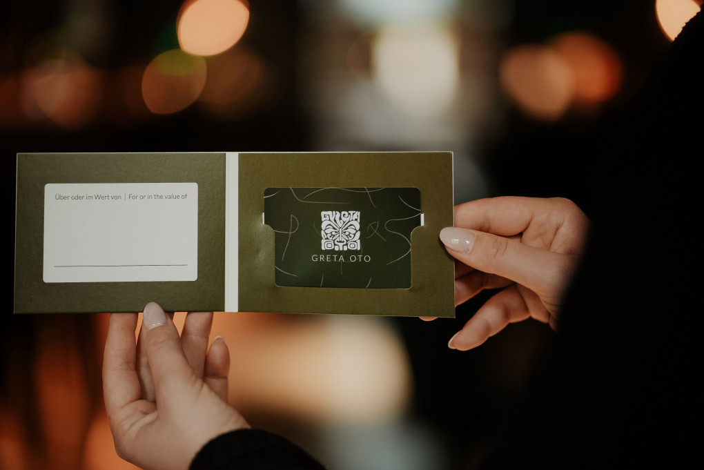 Geschenkkarte GRETA OTO Frankfurt